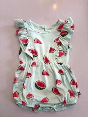Kyte Baby Watermelon Print Bubble Romper